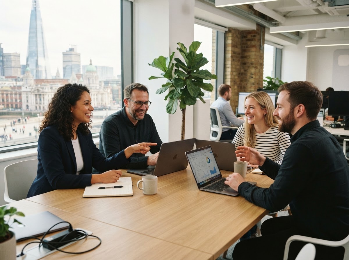 TRADEİFY AI team collaborating on adaptive AI risk models